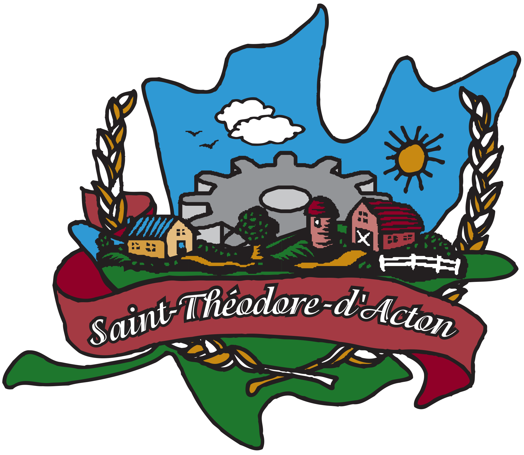 Saint-Th�odore-d'Acton - logo